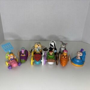 Fraggle Rock McDonalds Happy Meal Toys Bambi E.T. Looney Tunes Flip Car